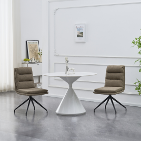 Forgószék. bézs/fekete. LINA