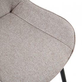 Étkezőszék. bézs/fekete. ALIA