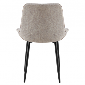 Étkezőszék. bézs/fekete. ALIA