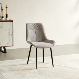 Étkezőszék. bézs/fekete. ALIA