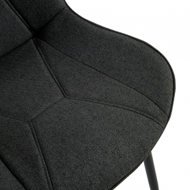 Étkezőszék. sotétszürke/fekete. DELTA