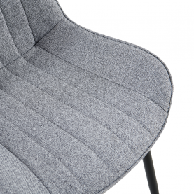 Étkezőszék. világosszürke/fekete. ZAJRA