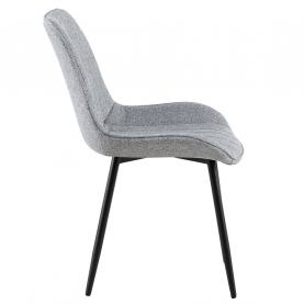 Étkezőszék. világosszürke/fekete. ZAJRA