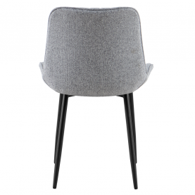 Étkezőszék. világosszürke/fekete. ZAJRA