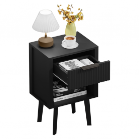 Éjjeliszekrény. fekete. TOBI Éjjeliszekrény. fekete. TOBI