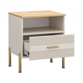 Éjjeliszekrény. kasmír/kő tolgy. RUNOL 1S