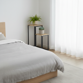 Kisasztalok. 2 db-os szett. tolgy/fekete. TOLSOS