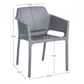 Rakásolható szék. szürke. LAVTON