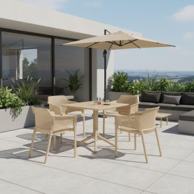 Rakásolható szék. szürkésbarna Taupe. LAVTON