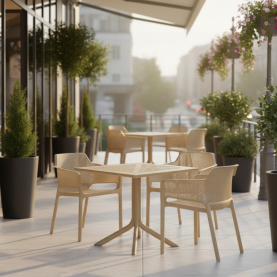 Rakásolható szék. szürkésbarna Taupe. LAVTON