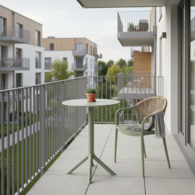 Rakásolható szék. zold/bézs. LEXTON