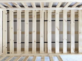 Házikóágy ágyneműtartóval GABBY PLUS