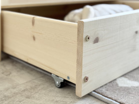 Házikóágy ágyneműtartóval GABBY PLUS