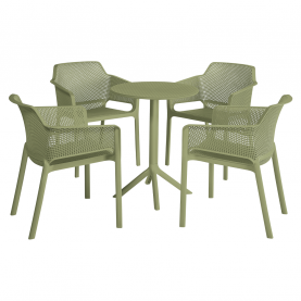 Rakásolható szék. zold. LAVTON