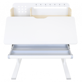 Novekvő íróasztal. természetes/fehér. ADAN