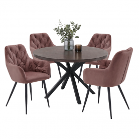 Design fotel. sotét rózsaszín Velvet szovet. VERIO NEW Design fotel. sotét rózsaszín Velvet szovet. VERIO NEW