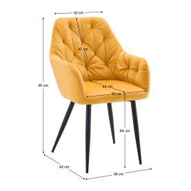 Design fotel. sárga Velvet szovet. VERIO NEW Design fotel. sárga Velvet szovet. VERIO NEW