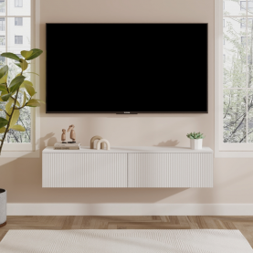 TV asztal. fehér. FABIEN