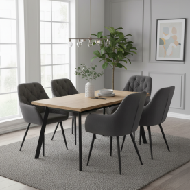 Design fotel. sotétszürke Velvet szovet. VERIO NEW