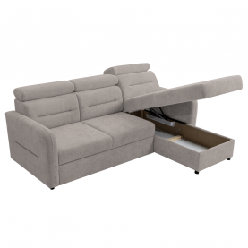 Univerzális ülőgarnitúra. bézsesszürke Taupe. GILESA ROH L
