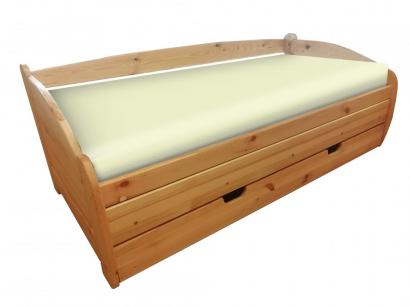 Fenyő kanapé Szendvics ágyneműtartós