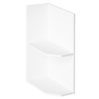 Alsószekrény, fehér, balos, AURORA D25PZ