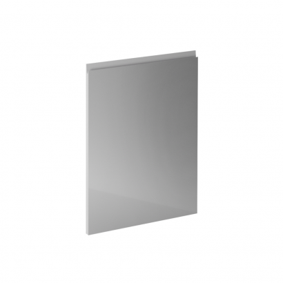 Előlap mosogatógéphez, fehér/szürke extra magasfényű HG, 44,6x57, AURORA