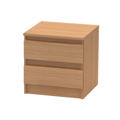 2 fiókos éjjeliszekrény,  bükk, HANY NEW 002