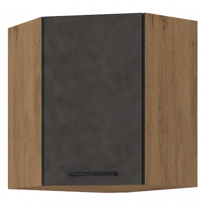 Felsőszekrény, tölgy lancelot/szürke matt, VEGA 58x58 GN-72 1F