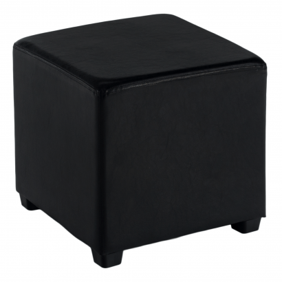 Puff, fekete textilbőr, NIKI NEW Puff, fekete textilbőr, NIKI NEW