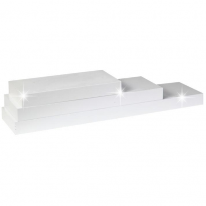 Polc, fényes fehéres, 60x25, GANA FY 11044-3