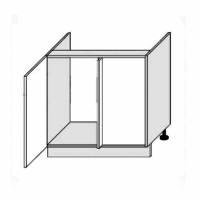 Metodik konyha alsó szekrény sarok egyenes