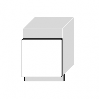 Metodik konyha alsó szekrény beépített mosogatógép előlap (előlapkezelős)