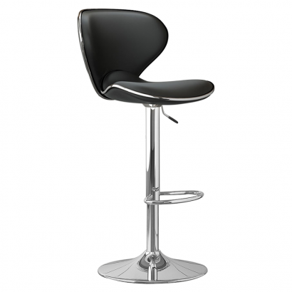 Bárszék. fekete/króm. HEDLI