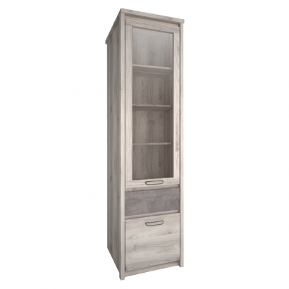 Vitrin 1D1W1S. nairobi gesztenye/onix. JESI NEW