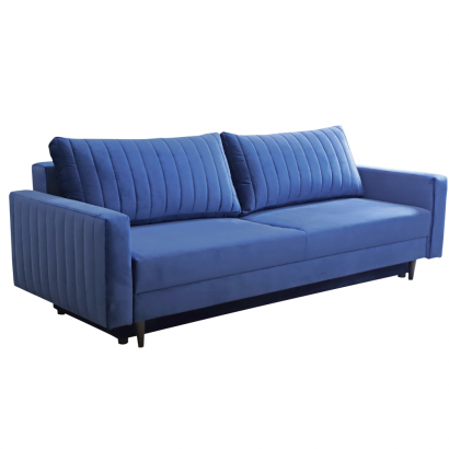 Kihúzható kanapé. kék. PALEM
