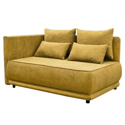 Kihúzható kanapé. mustárszínű. balos. LIAMI