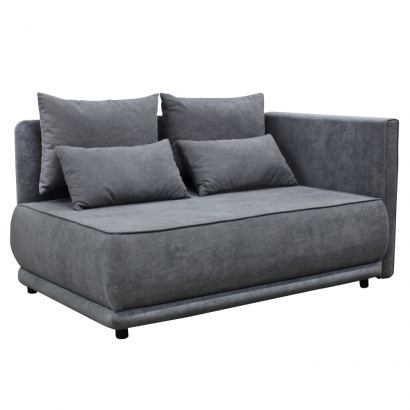 Kihúzható kanapé. szürke. jobbos. LIAMI