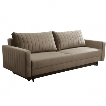 Kihúzható kanapé. szürkésbézs Taupe. PALEM