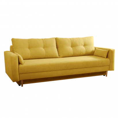 Kihúzható kanapé. sárga. BONYK