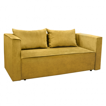 Kihúzható kanapé. sárga. PEGY P