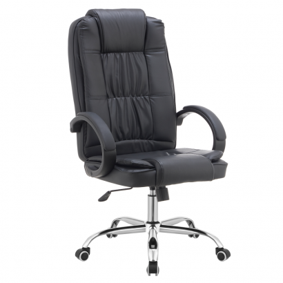 Irodai szék. fekete ekobőr. MADOX NEW