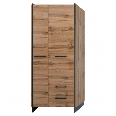 Szekrény. wotan tolgy/fekete. AMONI 2D2S/45 Szekrény. wotan tolgy/fekete. AMONI 2D2S/45