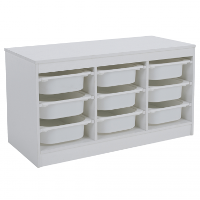 Rendszerező tárolódobozokkal. fehér. TRIMAL