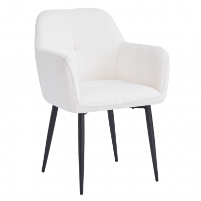 Étkezőszék. fehér/fekete. SENER