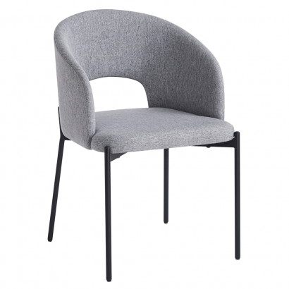 Étkezőszék. szürke/fekete. LONKA