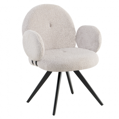 Forgószék. világosszürke/fekete. VASALA