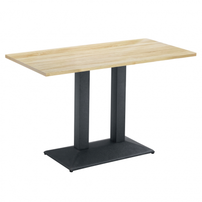 Bisztró asztal. tolgy sonoma/fekete. 120x60 cm. RINALDO TYP 2