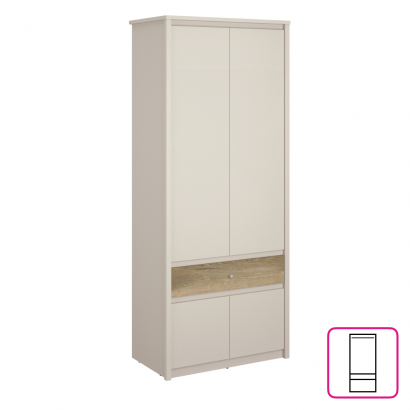 Szekrény. kasmír/evoke tolgy. KAROS 4D1S