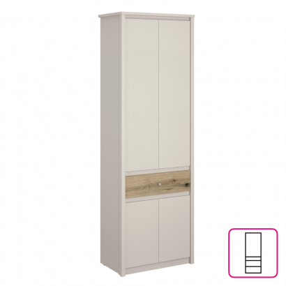 Szekrény. kasmír/evoke tolgy. KAROS 4D1S/70